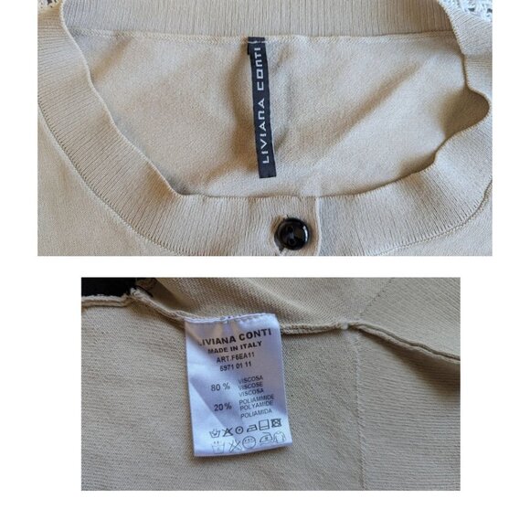 Share Vintage LIVIANA CONTI Women's Cardigan Avant Garde Unusual Design Size S - Picture 6 of 6